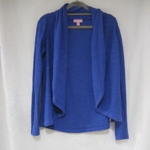 Lilly Pulitzer L Sotheby Cardigan Slub Open